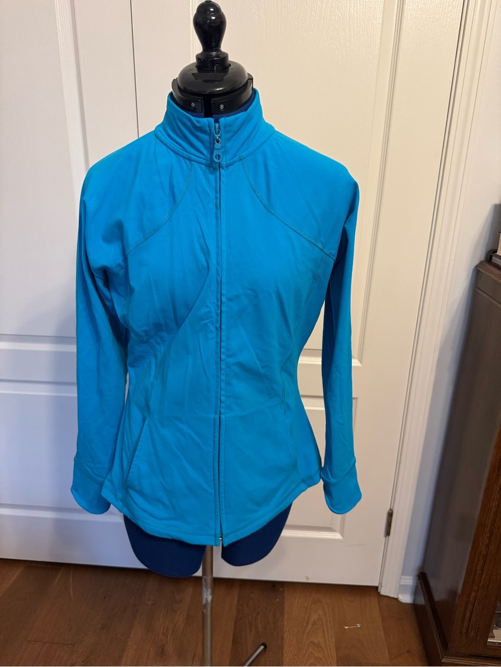 Women's Teal Utility Zip Jacket